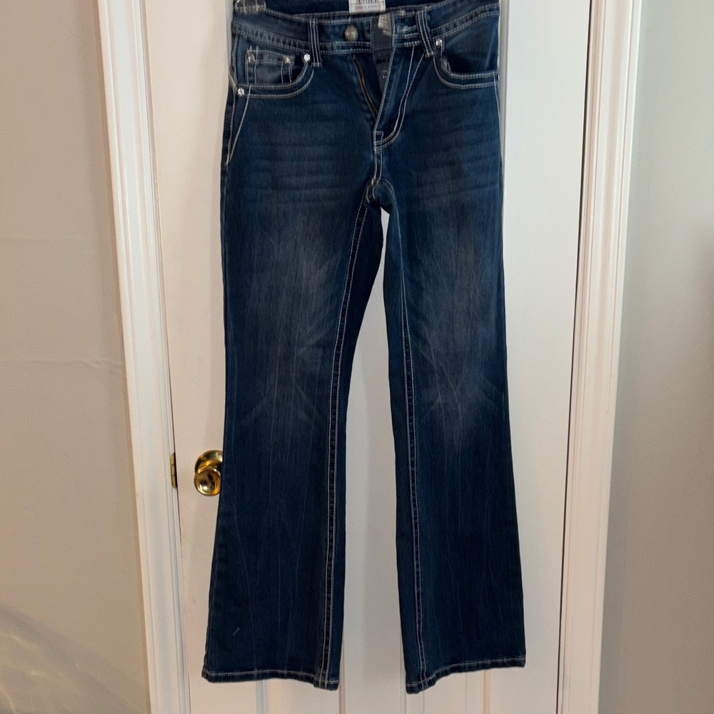 Angel Dark Blue Flare Jeans